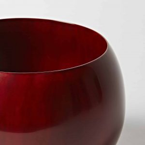 Red Bowl, High Gloss Lacquer, Large