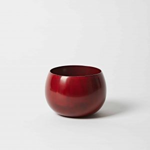 Red Bowl, High Gloss Lacquer, Medium
