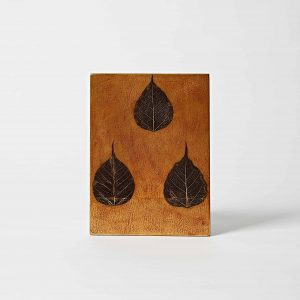 Leaf Artwork – 3 Black Leaves
